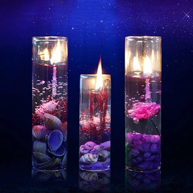 Aromatherapy Smokeless Ocean Shell Scented Jelly Candle