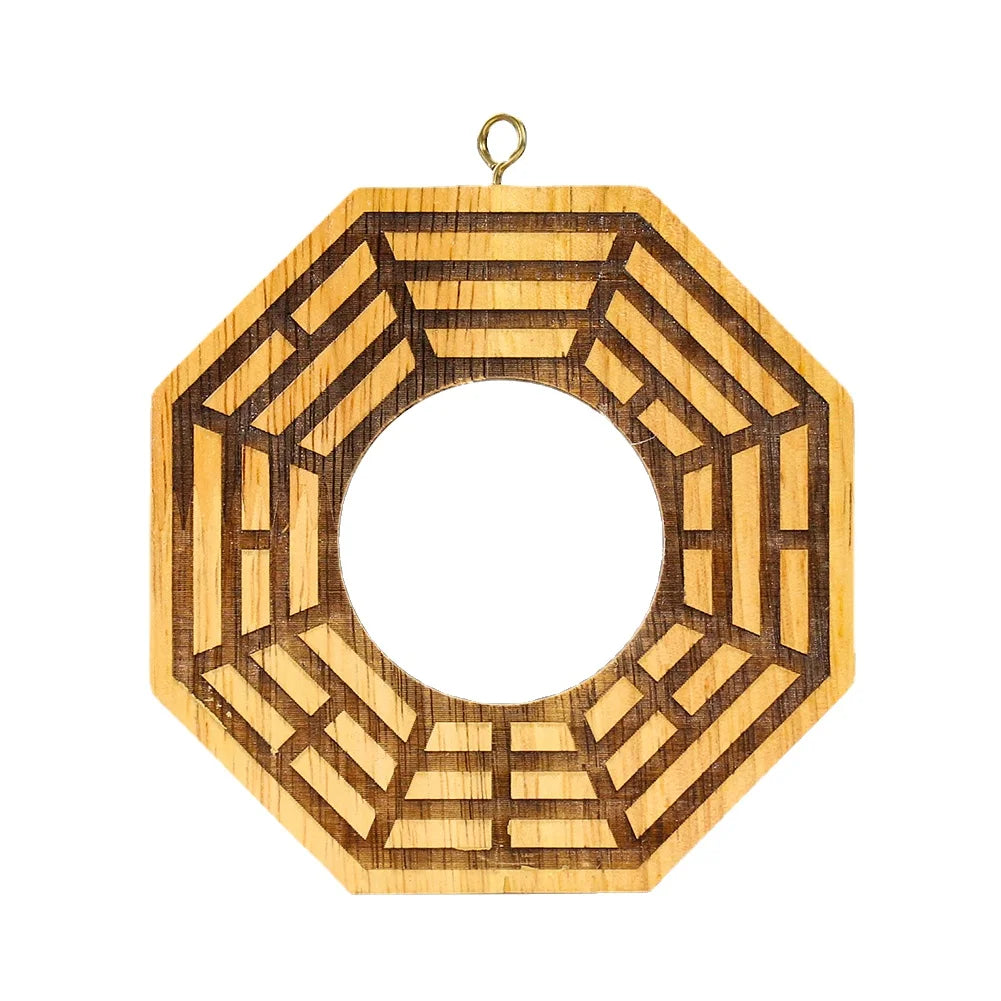 Retro Mahogany Bagua Mirror