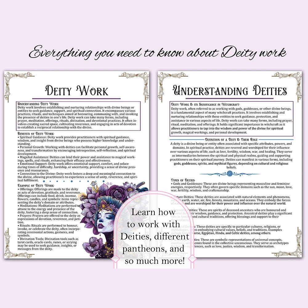 Spell Jars Guide Book & 27-Page Witchcraft and Magic Workbook for Beginners