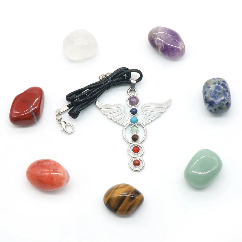8/14-Piece Natural Crystal Stone Set