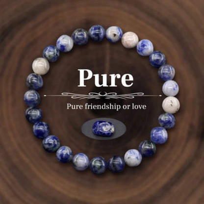 Natural Stone Bead Bracelet with Apatite, Tiger's Eye, and Agate