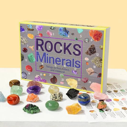 24-Piece Natural Crystal Specimen Gift Box