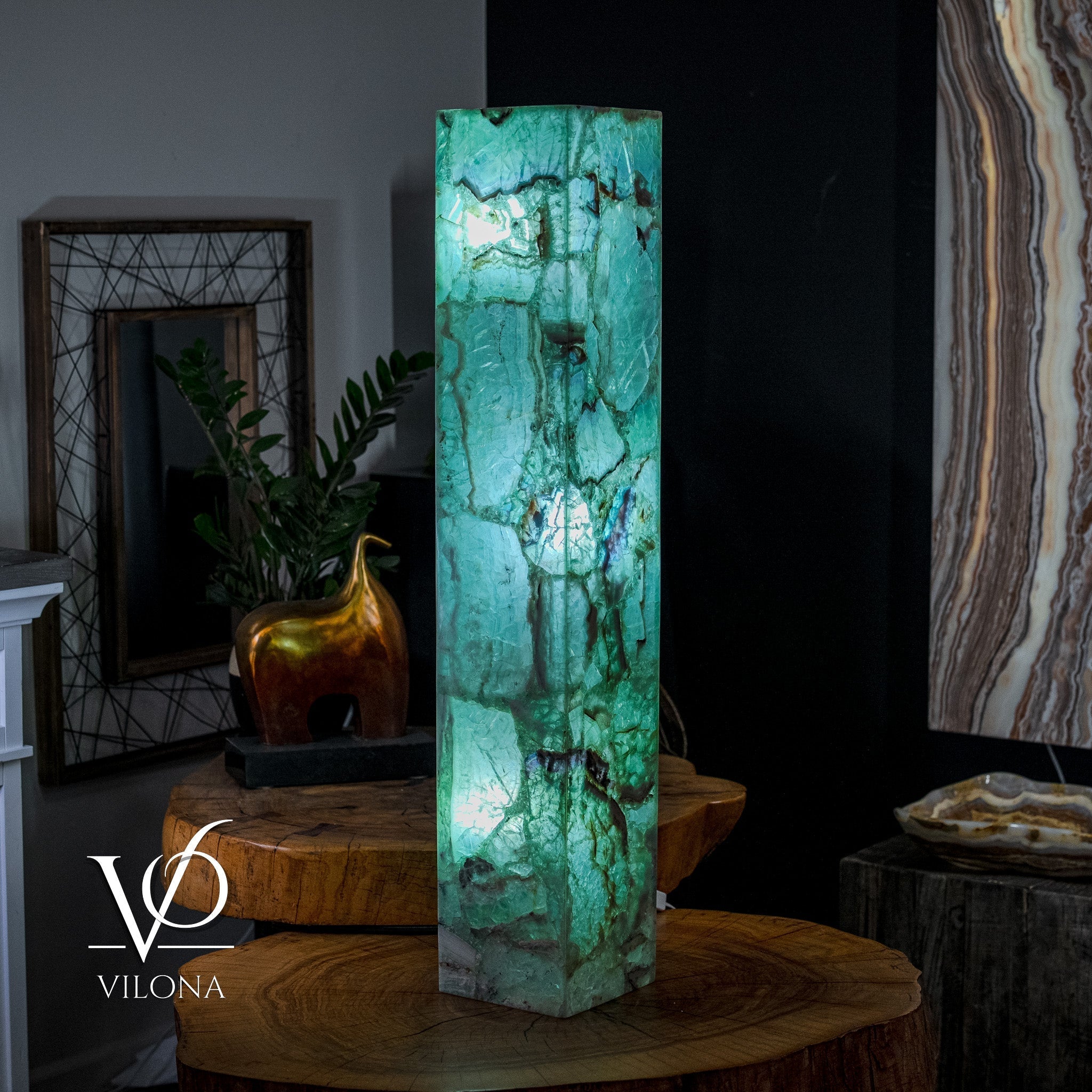 Fluorite Crystal Floor Lamp #6