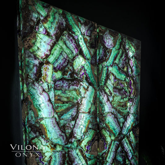 Fluorite Crystal Wall Panels (Set #8) Mosaic
